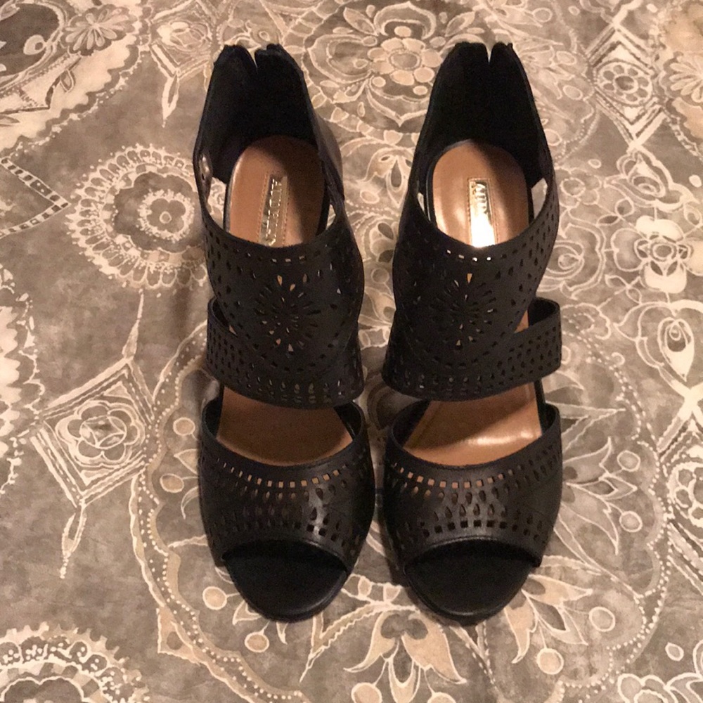 Audrey Brooke Black Munich Heels